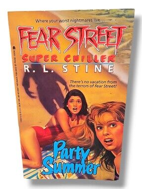 Party Summer R.L. Stine Fear Street Super Chiller 1st Ed Vintage Horror YA Novel